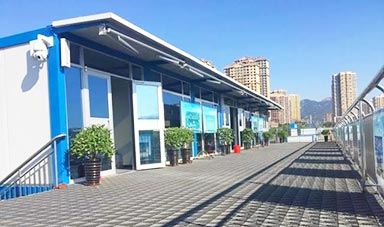  青島國際院士港二期項(xiàng)目院士接待處集裝箱房屋